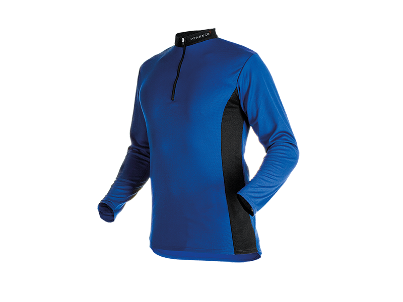 Zipp-Neck Shirt langarm